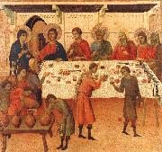 Duccio di Buoninsegna Wedding at Cana oil